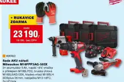 DEK Sada AKU nářadí Milwaukee M18FPP3AG-503X nabídka