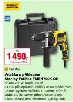 DEK Vrtačka s příklepem Stanley FatMax FMEH750K-QS nabídka