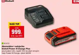 DEK Akumulátor + nabíječka Einhell Power X-Change Plus nabídka