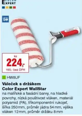 DEK Váleček s držákem Color Expert WallStar nabídka