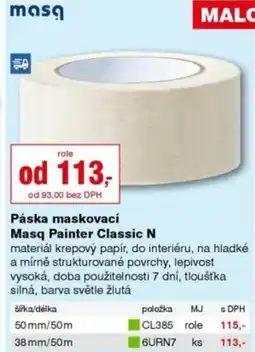DEK Páska maskovací Masq Painter Classic N nabídka