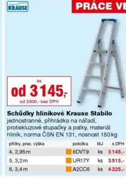 DEK Schůdky hliníkové Krause Stabilo nabídka
