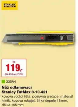 DEK Nůž odlamovací Stanley FatMax 8-10-421 nabídka