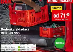 DEK Bedýnka skládací DEK SB 300 nabídka