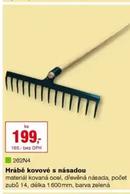 DEK Hrábě kovové s násadou nabídka