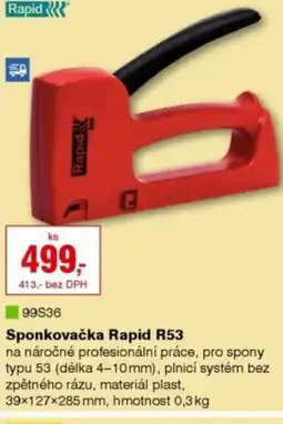 DEK Sponkovačka Rapid R53 nabídka