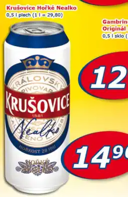 ESO MARKET KRUŠOVICE Hořké nealko nabídka