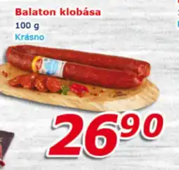 ESO MARKET Balaton klobása nabídka