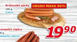 ESO MARKET Královské párky nabídka