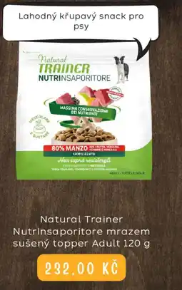 Zoohit Natural Trainer Nutrinsaporitore mrazem sušený topper Adult nabídka