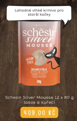 Schesir Silver Mousse losos a kuřecí