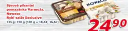 ESO MARKET Sýrová pikantní pomazánka varmuža, nowaco rybí salát exclusive nabídka