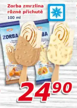 ESO MARKET Zorba zmrzlina různé příchutě nabídka