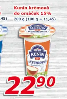 ESO MARKET KUNIN Krémová do omacek 15% nabídka