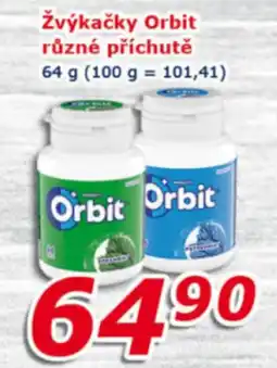 ESO MARKET Žvýkačky orbit různé příchutě nabídka