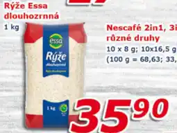 ESO MARKET Rýže essa dlouhozrnná nabídka