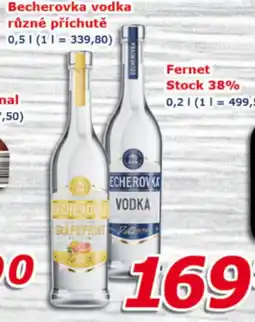 ESO MARKET Becherovka vodka různé příchutě nabídka