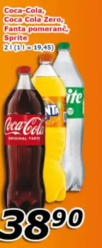 ESO MARKET Coca-cola, coca cola zero, fanta pomeranč, sprite nabídka