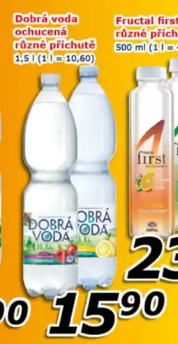 ESO MARKET Dobrá voda ochucená různé příchutě nabídka