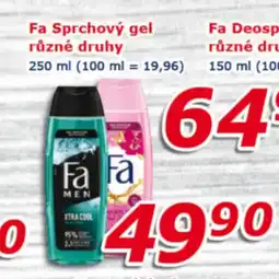 ESO MARKET FA Sprchový gel různé druhy nabídka
