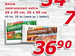ESO MARKET Sáček zamrazovací extra 25 x 35 cm, 35 x 50 cm nabídka