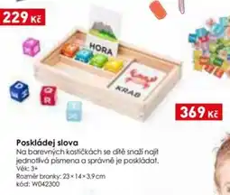 Wiky Poskládej slova nabídka