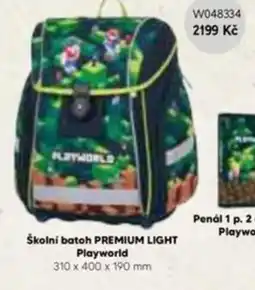 Wiky Školní batoh premium light playworld nabídka