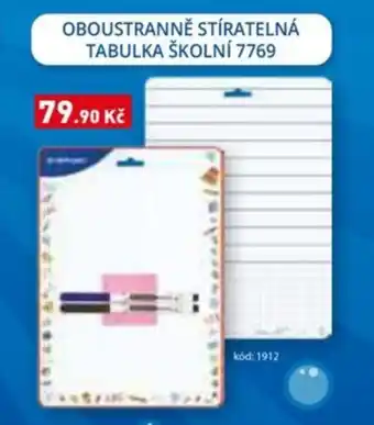 Wiky Oboustranně stíratelná tabulka školní 7769 nabídka