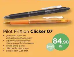 Wiky Pilot frixion clicker 07 nabídka