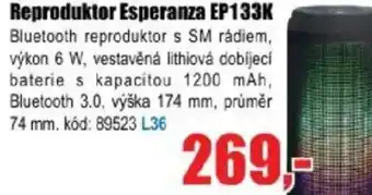 EVA Reproduktor Esperanza EP133K nabídka