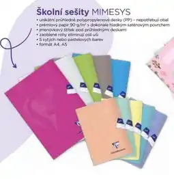 Wiky Školní sešity mimesys nabídka