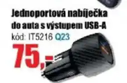 EVA Jednoportová nabíječka do auta s výstupem USB-A nabídka