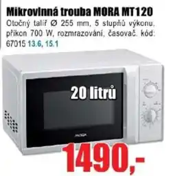 EVA Mikrovlnná trouba MORA MT120 nabídka