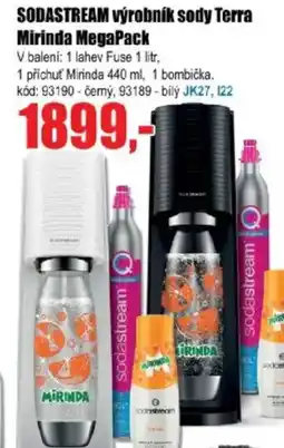 EVA SODASTREAM Výrobník sody Terra Mirinda MegaPack nabídka