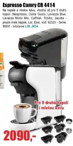 EVA Espresso Camry CR 4414 nabídka