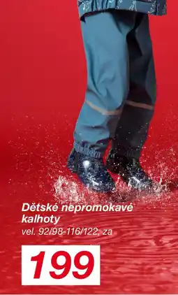 Kik Dětské nepromokavé kalhoty nabídka