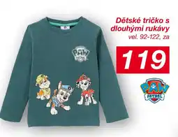 Kik Dětské tričko s dlouhými rukávy nabídka