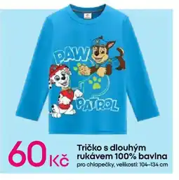Pepco Tričko s dlouhým rukávem 100% bavlna nabídka