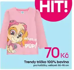 Pepco Trendy tričko 100% bavlna nabídka