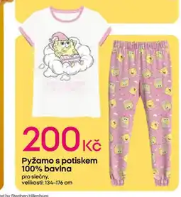 Pepco Pyžamo s potiskem 100% bavlna nabídka