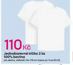 Pepco Jednobarevné tričko 100% bavlna nabídka