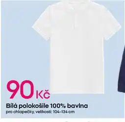 Pepco Bílá polokošile 100% bavlna nabídka