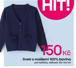 Pepco Svetr s mašlemi 100% bavlna nabídka