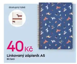 Pepco Linkovaný zápisník A5 nabídka
