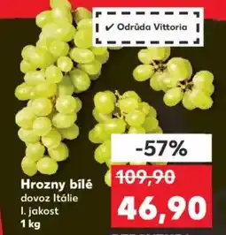 Kaufland Hrozny bílé nabídka