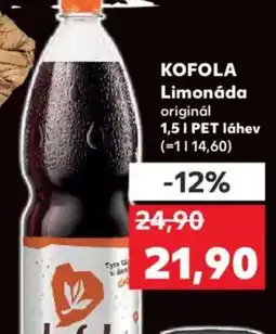 Kaufland KOFOLA Limonáda originál nabídka