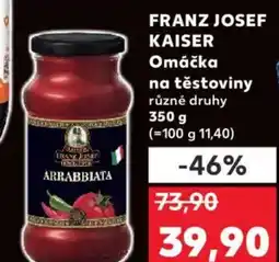 Kaufland FRANZ JOSEF KAISER Omáčka na těstoviny nabídka