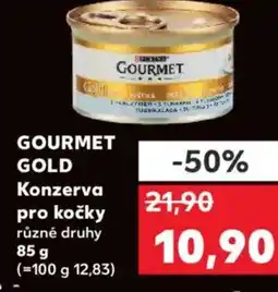 Kaufland GOURMET GOLD Konzerva pro kočky nabídka