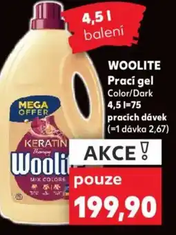 Kaufland WOOLITE Prací gel Color/Dark nabídka