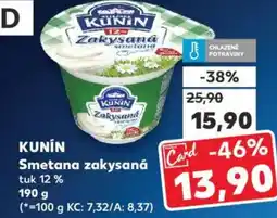 Kaufland KUNIN Smetana zakysaná nabídka